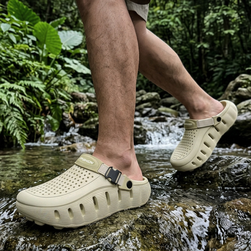 Women'S Shoes Cloud - Sandal Clogs Pria Warna Campuran Merk