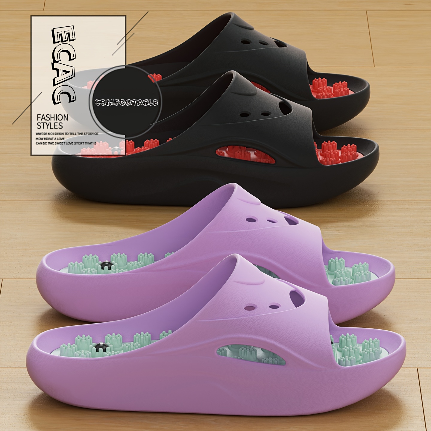 Women'S Shoes Cloud - Sandal Pijat EVA Wanita Pria, Sol