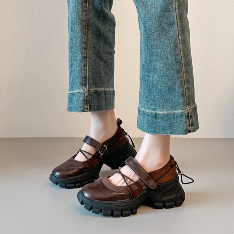 Women Shoes Casual - Sepatu Mary Jane Balet Retro Baru