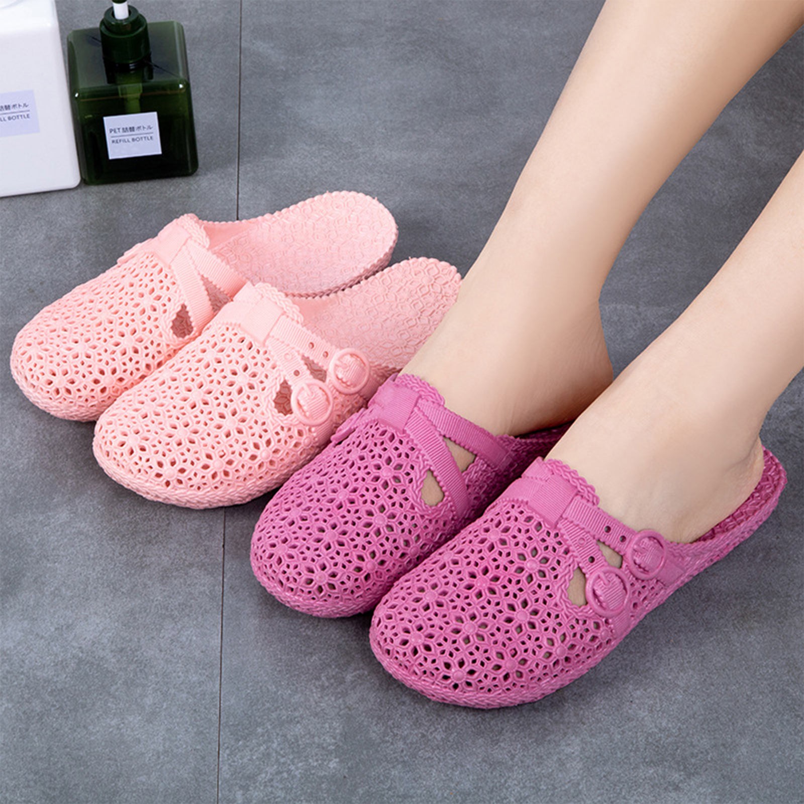 Women Shoes Model - Sandal Bersirkulasi Ujung Kaki Sepatu Berlubang
