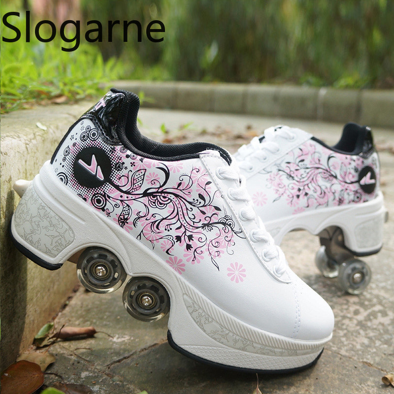 Women Shoes Casual - Sepatu Roda Deformasi 4 Roda Wanita,