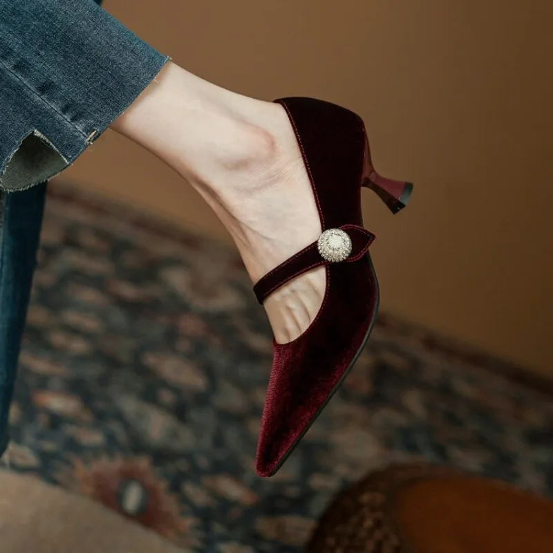 Sepatu Mary Jane Wanita Vintag - Shoes Women Pumps ulasan dan harga