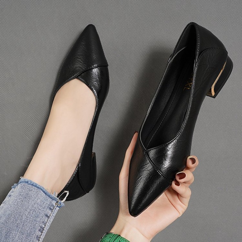 Sepatu Kulit Wanita Model Runc - Shoes Women Pumps ulasan dan harga