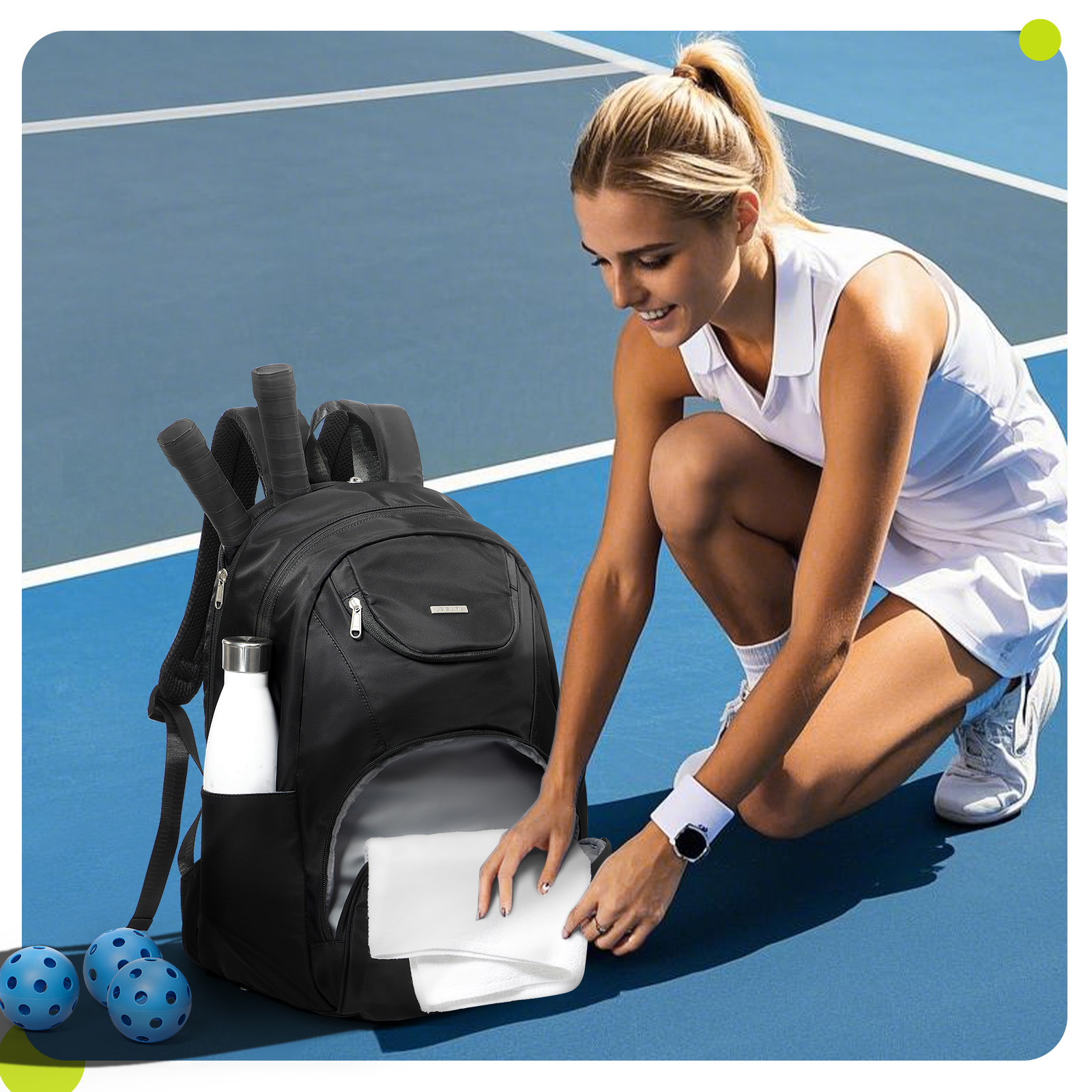 Tas Tenis Ransel Tenis 2 Raket - Women Shoes Casual ulasan dan harga