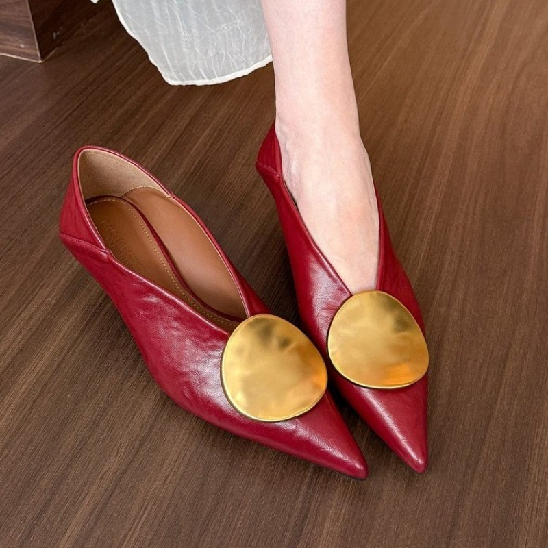 Sepatu Wanita Flat Slip On Uju - Shoes Women Pumps ulasan dan harga