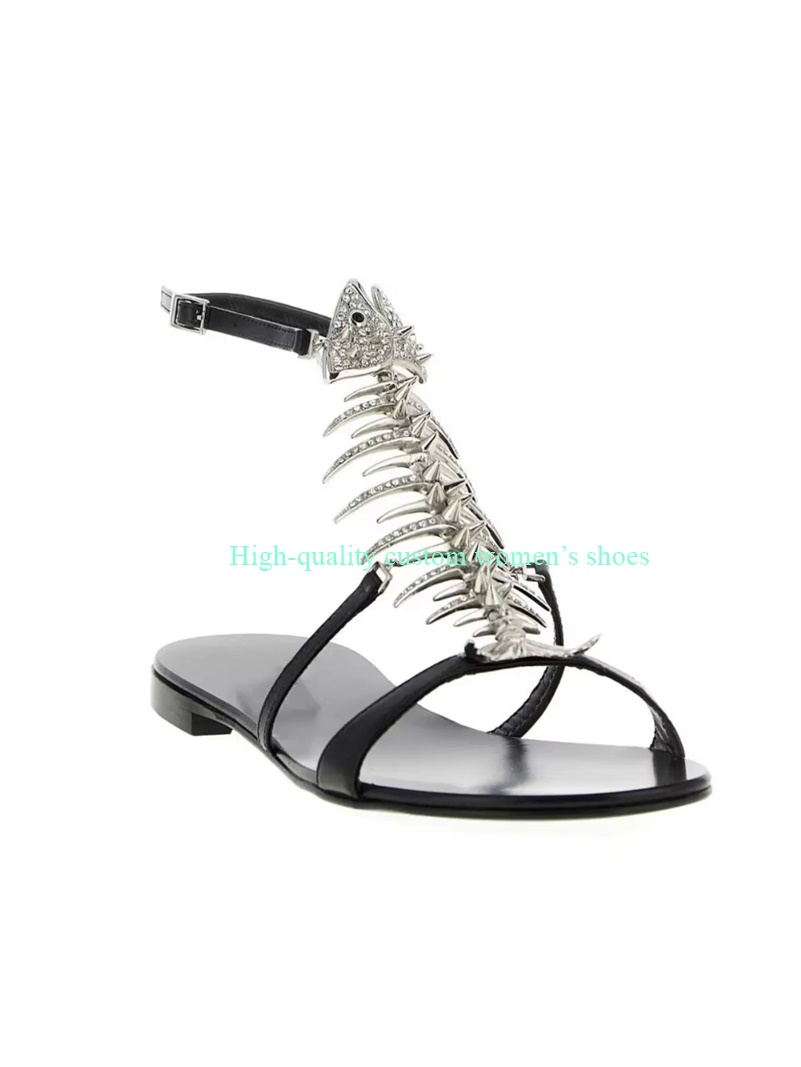 Sandal musim panas datar denga - Gladiator Sandal Women ulasan dan harga