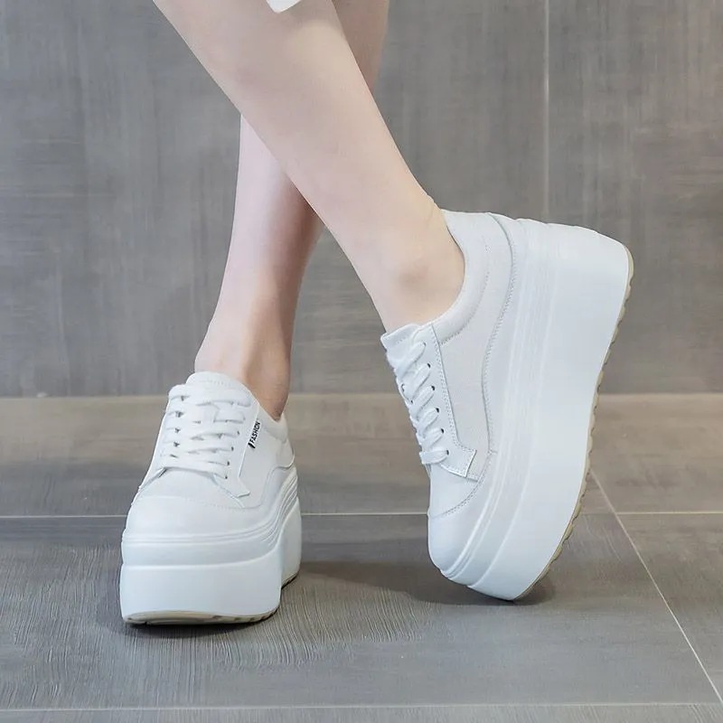 8cm baru kanvas kulit asli wan - Women Shoes Store ulasan dan harga