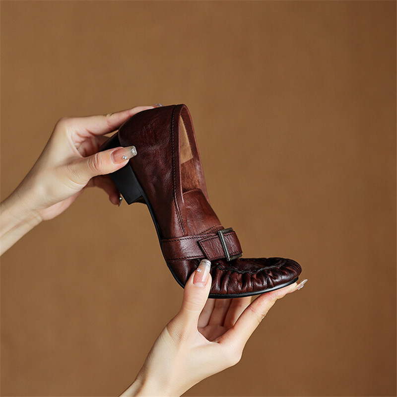 Sepatu ujung bulat berlipat mo - Women Shoes Casual ulasan dan harga