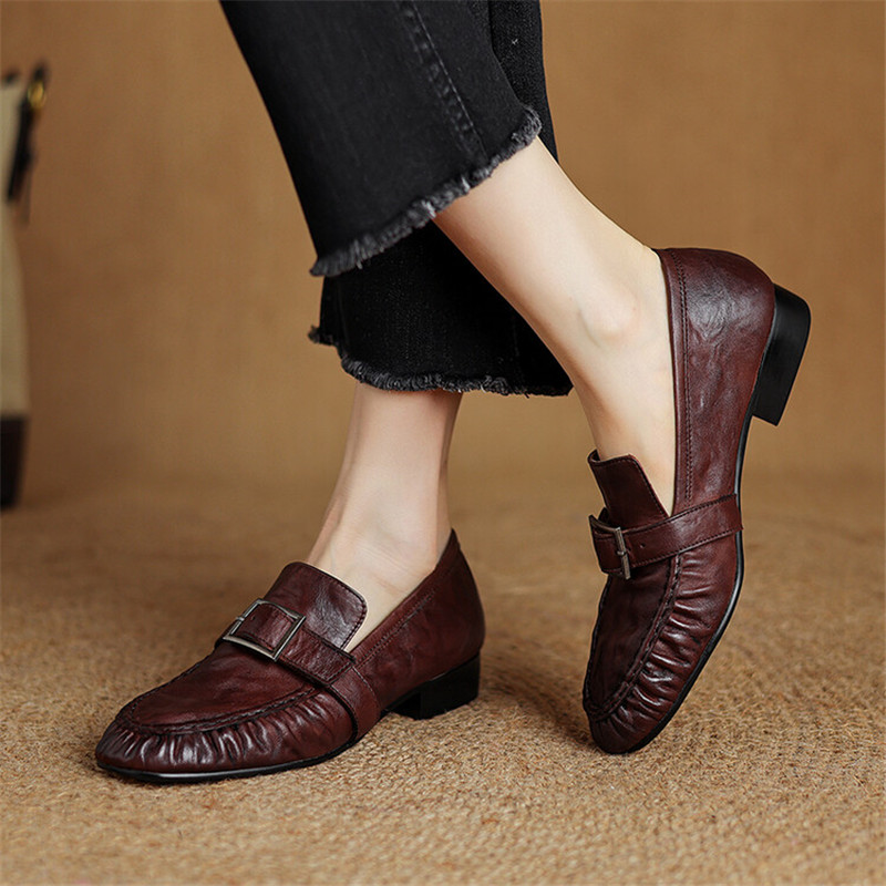 Sepatu ujung bulat berlipat mo - Women Shoes Casual ulasan dan harga