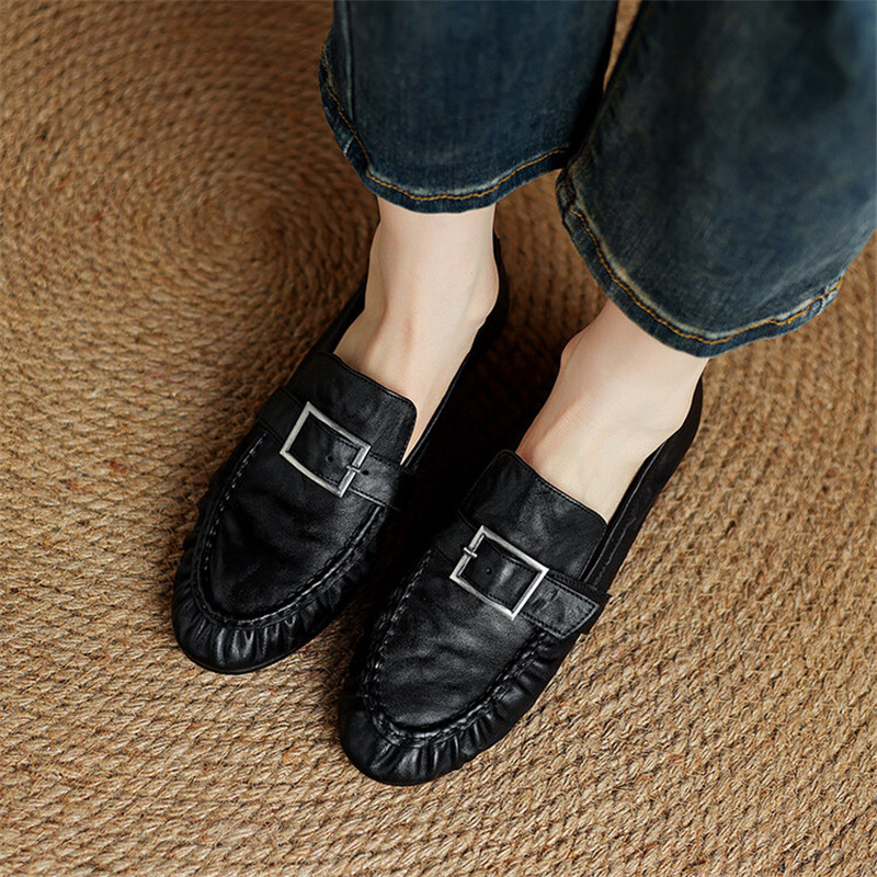 Sepatu ujung bulat berlipat mo - Women Shoes Casual ulasan dan harga