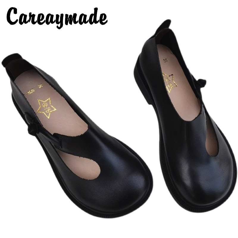 Careaymade-Sepatu Besar Kulit  - Women Shoes Casual ulasan dan harga