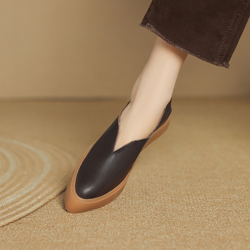 Sepatu pantofel kulit asli wan - Women Shoes Casual ulasan dan harga