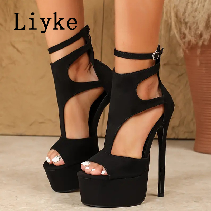 Sepatu Sandal Platform Hak Tin - Women Shoes Model ulasan dan harga