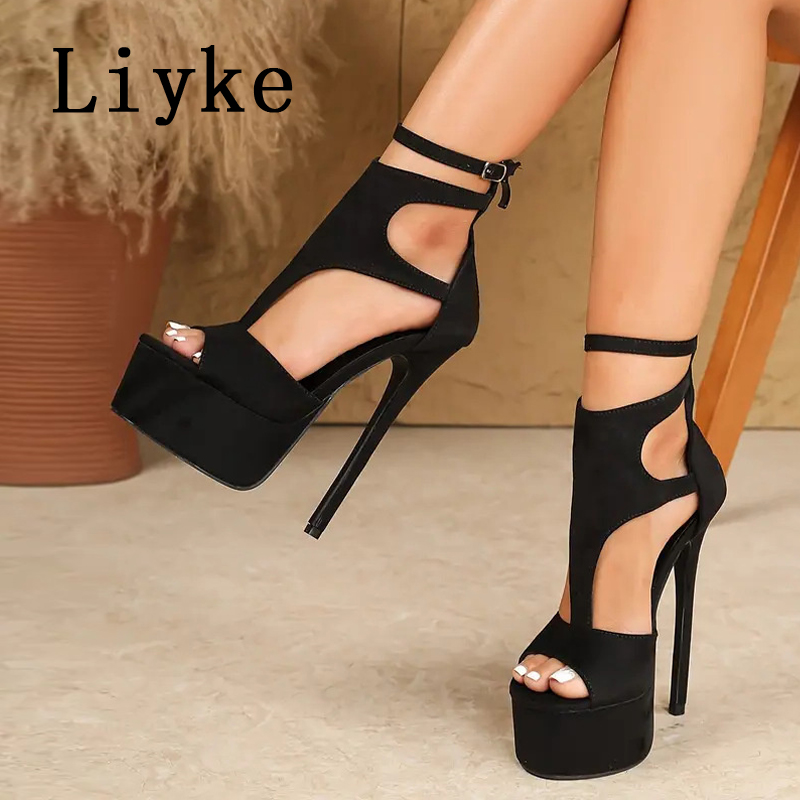 Sepatu Sandal Platform Hak Tin - Women Shoes Model ulasan dan harga