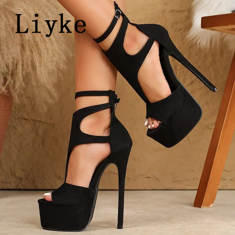 Sepatu Sandal Platform Hak Tin - Women Shoes Model ulasan dan harga