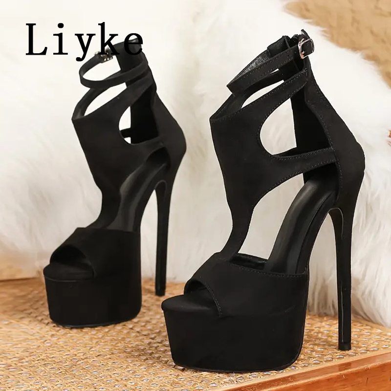 Sepatu Sandal Platform Hak Tin - Women Shoes Model ulasan dan harga