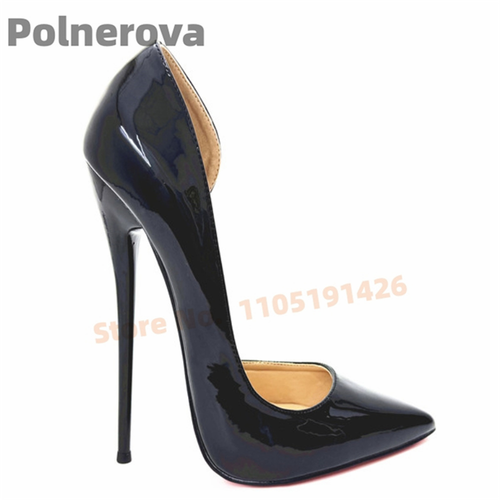 Sepatu Hak Tinggi Tipis Hitam  - Women'S Shoes In Size 12 ulasan dan harga